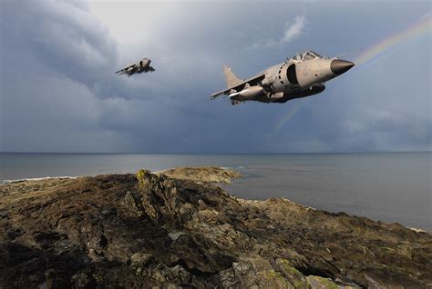 sea harriers over falklands